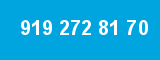 919 272 81 70 919 272 81 70